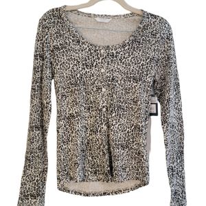 NWT Lucky Brand Long Sleeve Top Size S